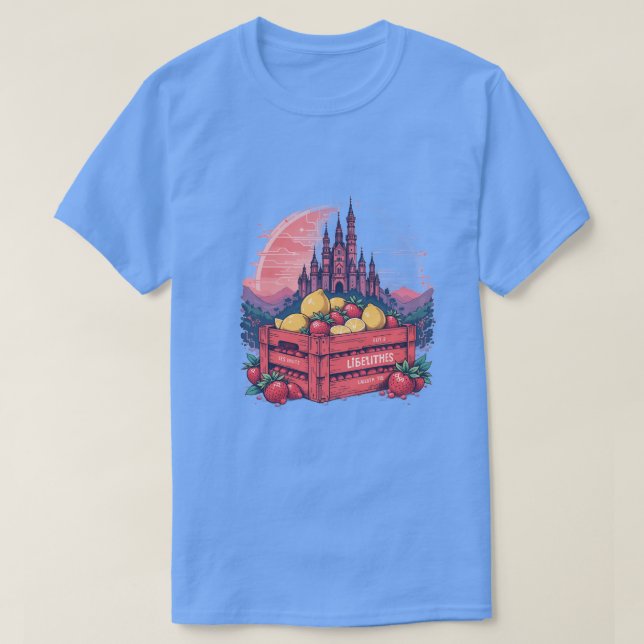 Vintage Fruit Crate T-Shirt (Design framsida)