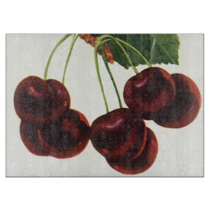 Vintage Fruit Foods, mogna körsbär från ett träd