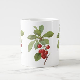 Vintage Fruit Körsbär Mat, Körsbär av Redoute Jumbo Mugg