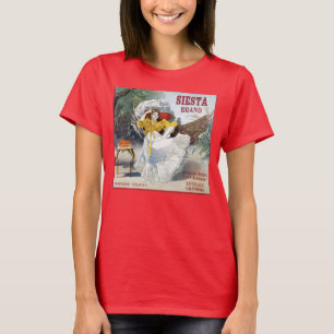 vintage Fruit Label T Shirt