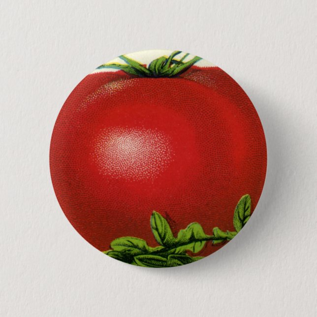 Vintage Fruit Låda-etikett, Arcadia Beauty Tomates Knapp (Framsida)