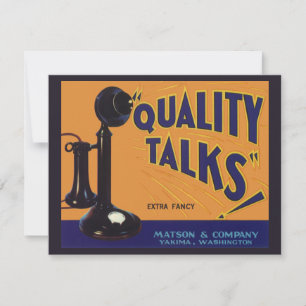 Vintage Fruit Låda-etikettkonst, gammalmodig Mobil