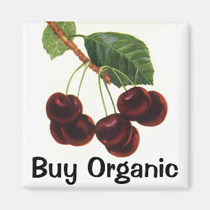 Vintage Fruit Mat, Ripe Cherries från Träd Magnet