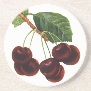 Vintage Fruit Mat, Ripe Cherries från Träd Underlägg