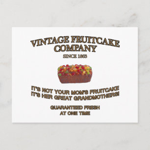 Vintage Fruitkaka Company Vykort