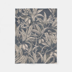 Vintage Frukt och Blommigt I Fleecefilt