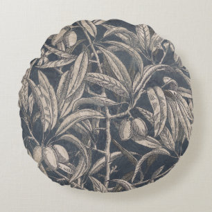 Vintage Frukt och Blommigt I Rund Kudde