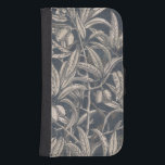 Vintage Frukt och Blommigt I Samsung S4 Plånboksfodral<br><div class="desc">Blommigt</div>