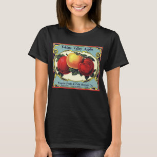 Vintage fruktkratts etikett konst Yakima Valley äp Tee