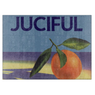 Vintage fruktkratts etikettkonst, Juciful Apelsine