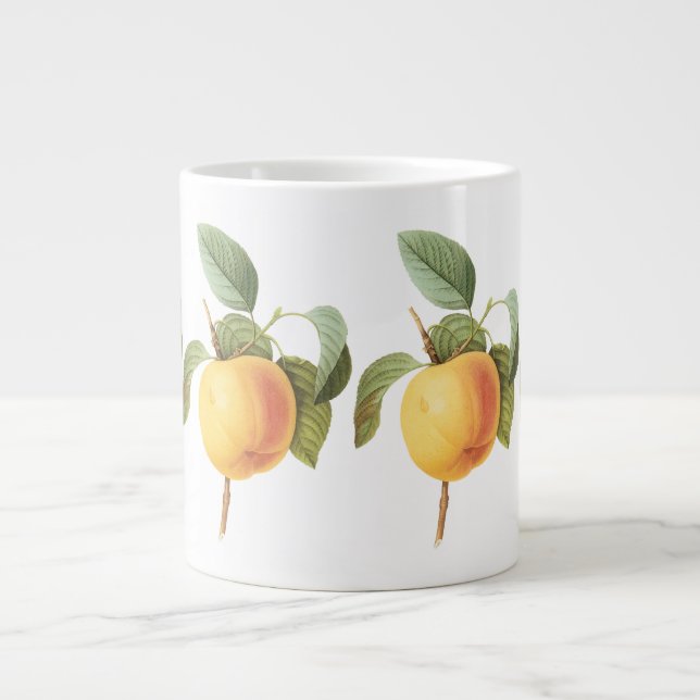 Vintage fruktmat, Calville-äpple av Redoute Jumbo Mugg (Framsidan)