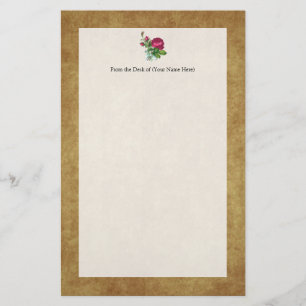 Vintage Fuchsia Ro Brevpapper