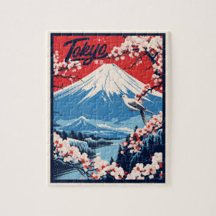 Vintage Fuji, Japan Travel Pussel