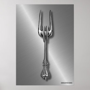 Vintage fungerar som hårt Sten Metall fräckt Poster