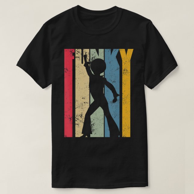 Vintage Funk Music T Shirt (Design framsida)