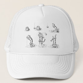 Vintage Funny Catnip Cat Keps