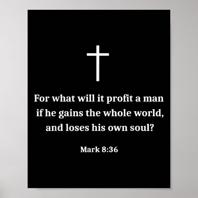 Vintage Funny Christian Motivational Bible Verse M Poster (Framsidan)