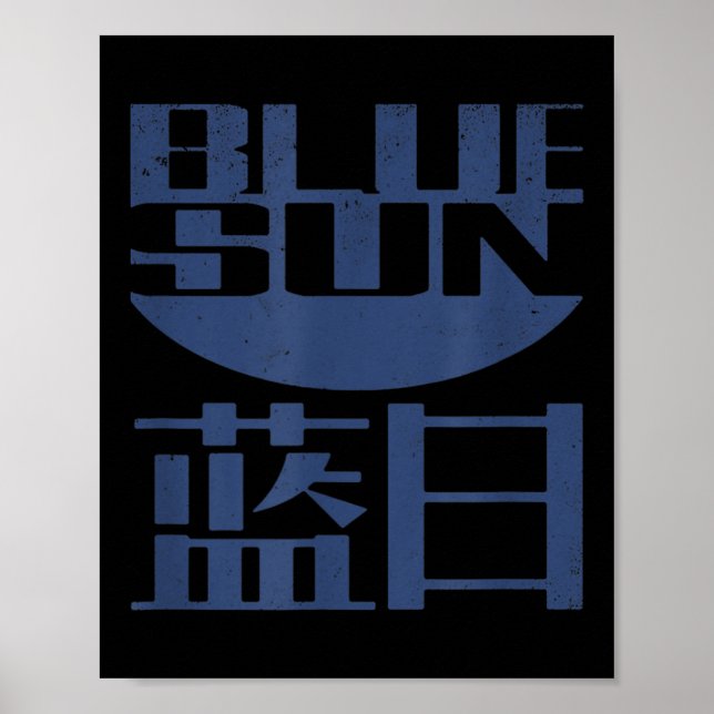 Vintage Funny Firefly Blue Sol Nerd Geek Poster (Framsidan)