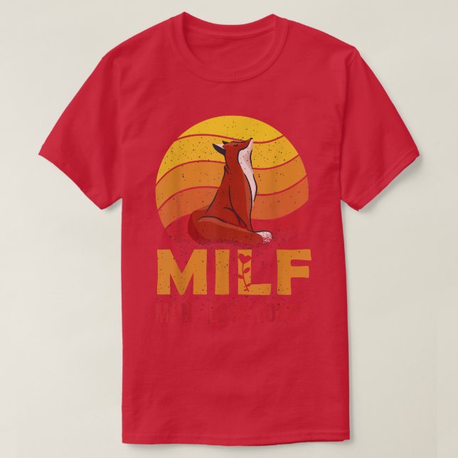Vintage Funny Fo Älskare T Shirt (Design framsida)