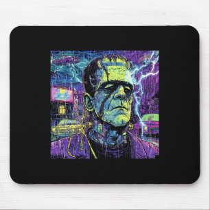 Vintage Funny Frankenstein Monster Älskare Spooky  Musmatta