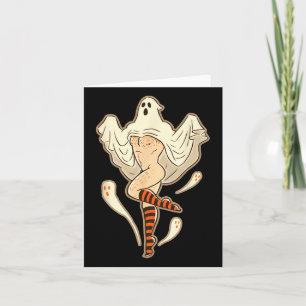 Vintage Funny Gay Halloween Kort