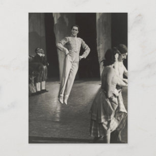 Vintage Funny Le Beau Donau: Borovansky Ballet Vykort