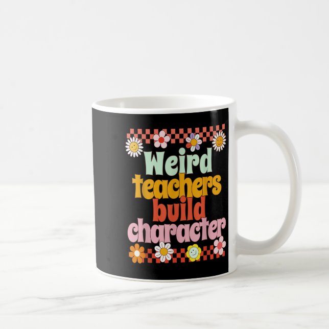 Vintage Funny Retro Motivational Teacher Retro  Kaffemugg (Höger)