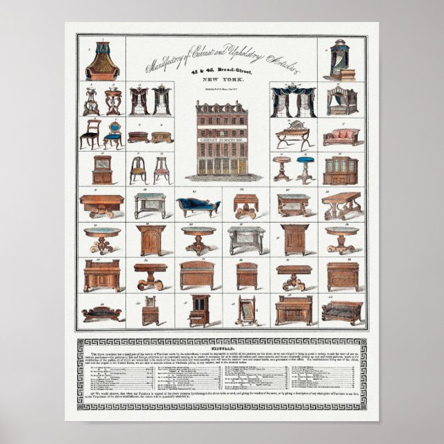Vintage Furniture Poster (Framsidan)