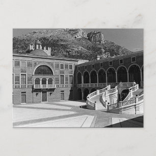 Vintage Furstendömet Monaco-palatset Vykort