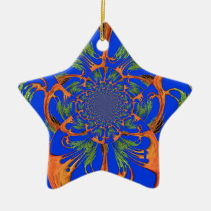 Vintage Fusion Hakuna Matata Fusion Designer Graph Julgransprydnad Keramik