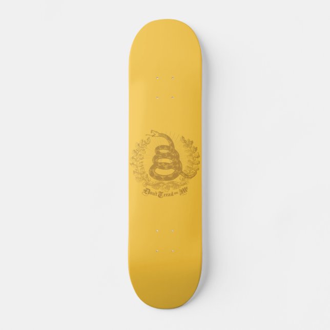 Vintage Gadsden Skateboard (Framsida)