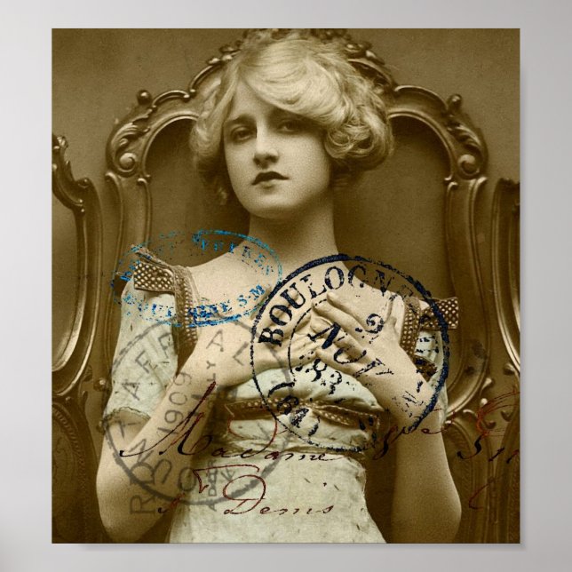 Vintage Gal Poster (Framsidan)