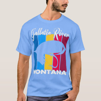 Vintage Gallatin River Flygfiske T Shirt