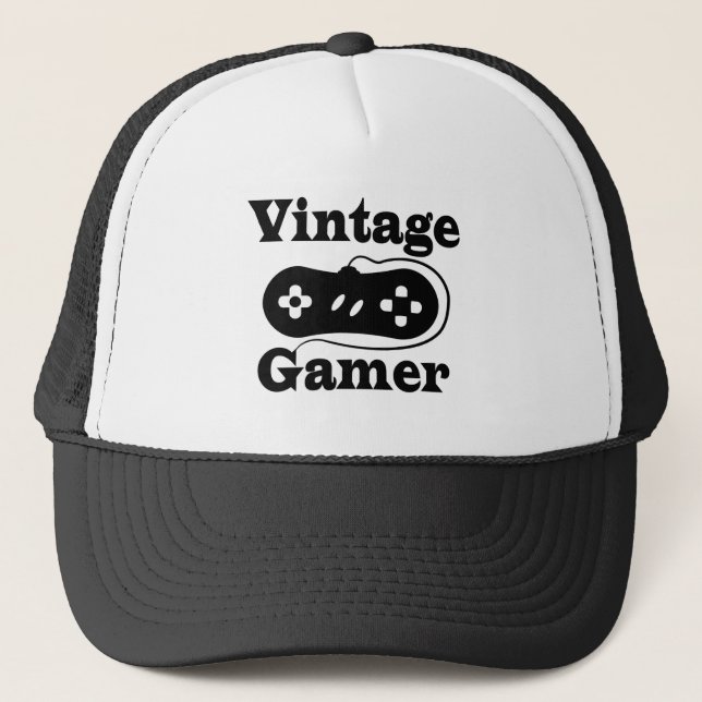 Vintage Gamer Truckerkeps (Framsida)