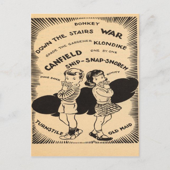 Vintage Games Vykort (Framsida)