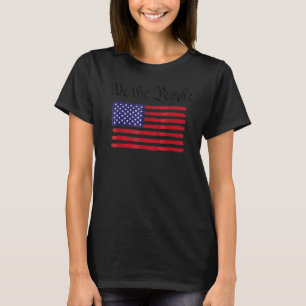 Vintage Gamla amerikanska Flagga Patriotic 1776. T Shirt