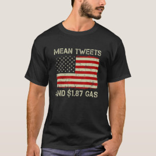 Vintage Gamla amerikanska Flagga-tweets och 1 87 g T Shirt