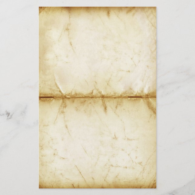 Vintage Gamla Nedfläckad-mappade mallar Brevpapper (Framsida)