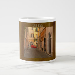 Vintage, Gamla Stan, Antik Bil, Antik Stil Jumbo Mugg