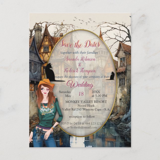 Vintage Gammal Amsterdamkonst Vykort (Framsida)