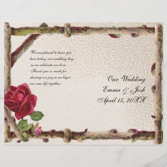 Vintage gammal ro rustic Victorian Antique (Framsida)