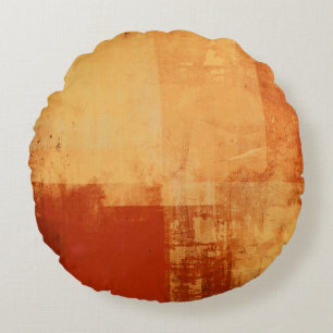 Vintage, gammal struktur, bakgrundsabstrakt, åldra rund kudde