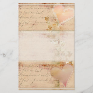 Vintage, gammaldags design brevpapper