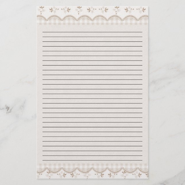 Vintage Gammalt papprare arkiv Brevpapper (Framsida)