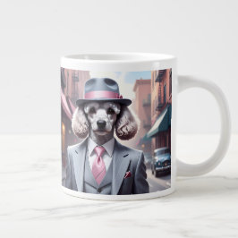 Vintage Gangster Pudel Jumbo Mugg