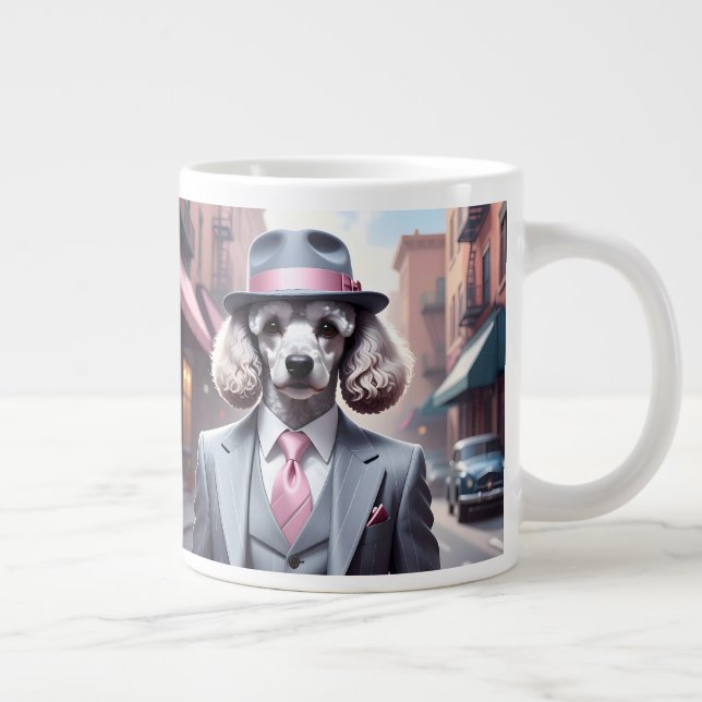 Vintage Gangster Pudel Jumbo Mugg (Höger)
