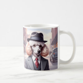 Vintage Gangster Pudel Kaffemugg