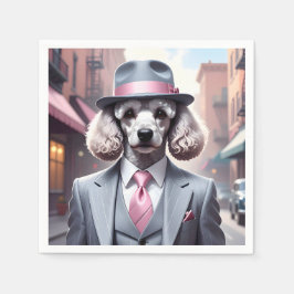 Vintage Gangster Pudel Pappersservett