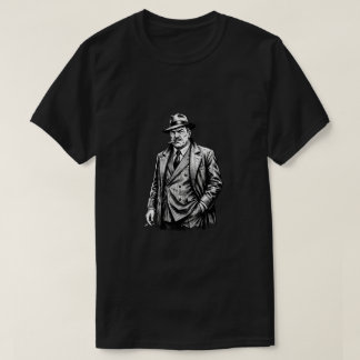 Vintage Gangsterboss Fedora Cigarr Noir Grafik T Shirt