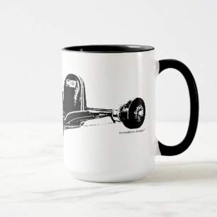 Vintage Går-Kart - kära Santa, stillbilden som Mugg